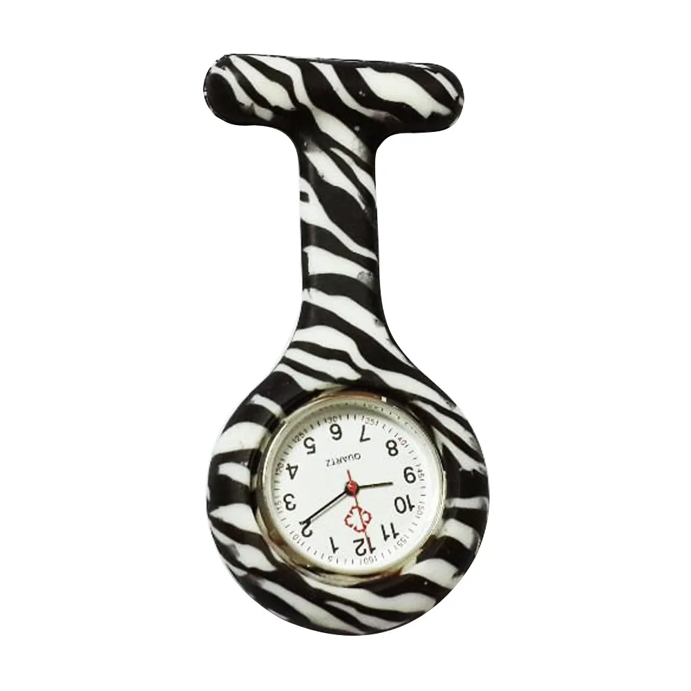 

2019 montre medicale Pocket Watch Silicone Stainless Round Dial Quartz Fob Quartz Pocket Nurse Watches ас медиинские #N03